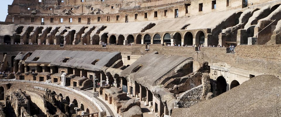 Colosseum, Forum & Palatine with AudioGuide (Arena optional) - Choose your option: full Colosseum, arena time, rings, or Forum-only