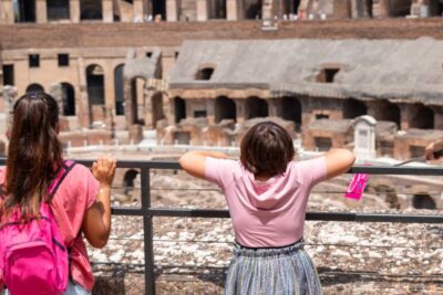 Colosseum Gladiator Tour for Kids and Families - Entering the Colosseum with family-focused safety checks