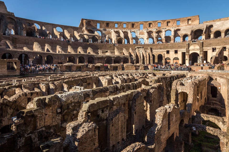 Colosseum with Arena Floor, Palatine Hill & Forum Tour - Meeting the day: shoes, ID, luggage rules, and security reality