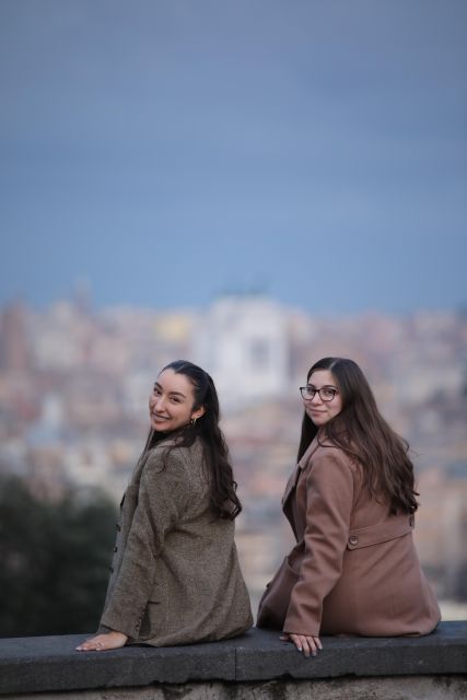 Fiat Cinquecento Vintage Rome City & Photo Tour - Gianicolo Terrace: the Rome views finale