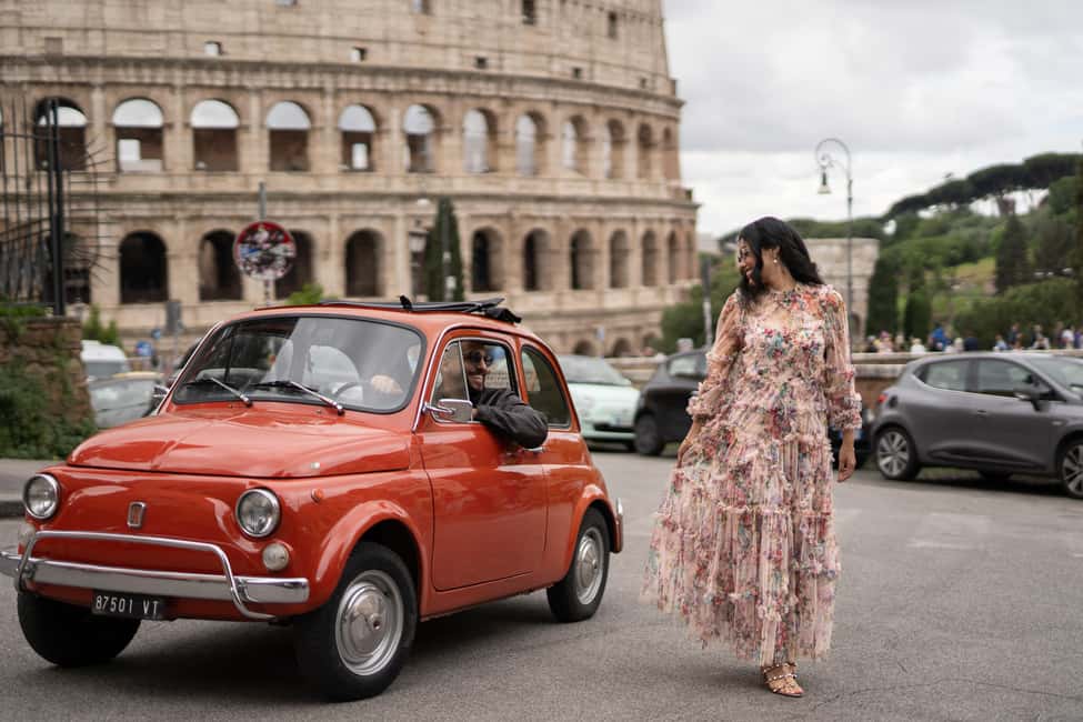 La Dolce Vita: Cruising Rome in a Classic Fiat 500 - Getting Started Near Oppio Caffè: Easy Meet, Easy Finish