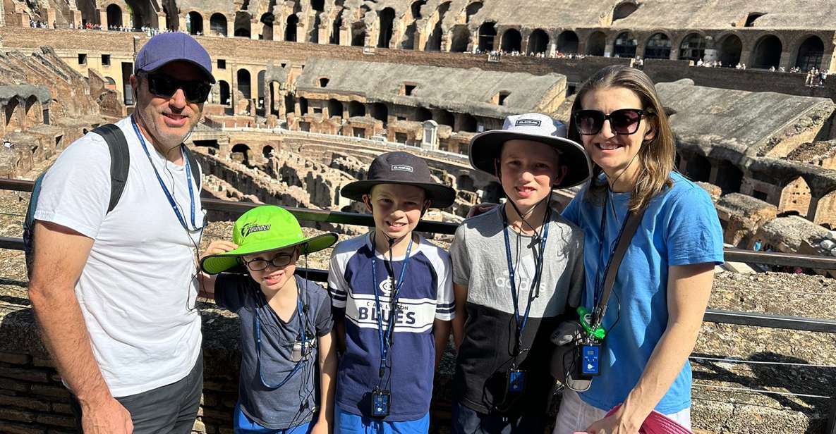 Private Colosseum & Ancient Rome Family Tour for Kids - Quick hits for families