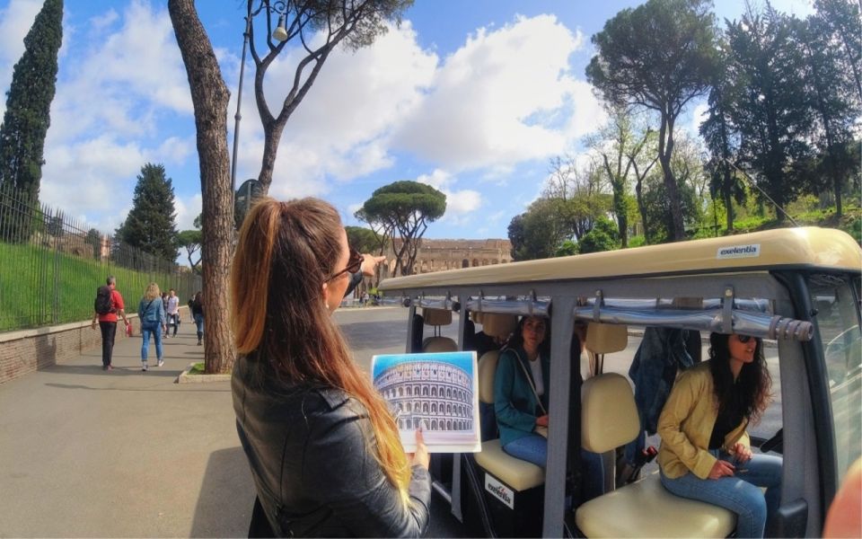Rome: 3-Hour Panoramic Luxury Golf Cart Tour - Rolling along the Tiber River with neighborhood stories