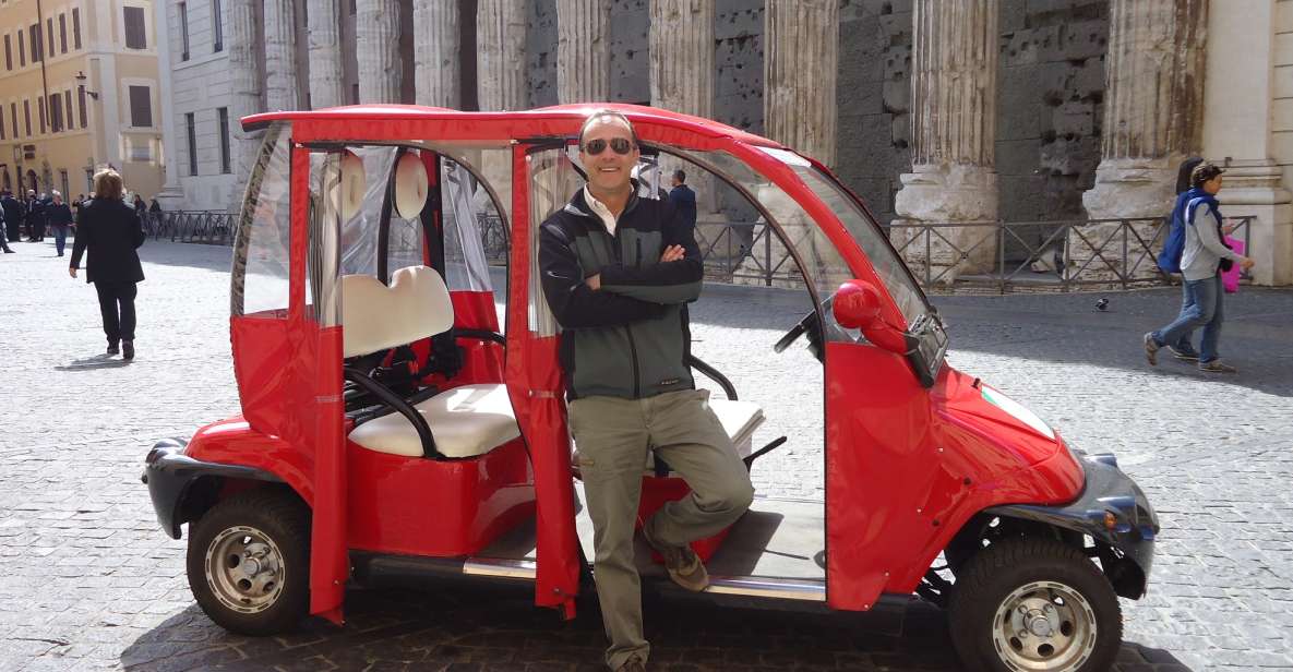 Rome: 4-Hour Private Afternoon Golf Cart City Tour - Key things that make this tour work