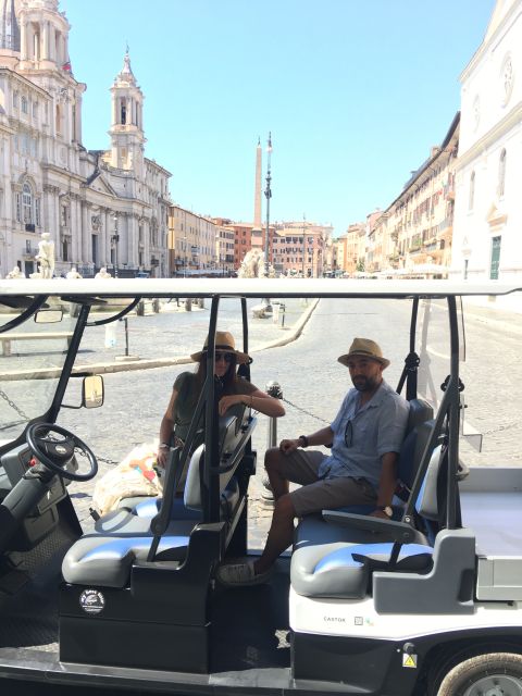 Rome: 4-Hour Private Afternoon Golf Cart City Tour - Pantheon and the Surrounding Area: Architecture You Can Actually Appreciate