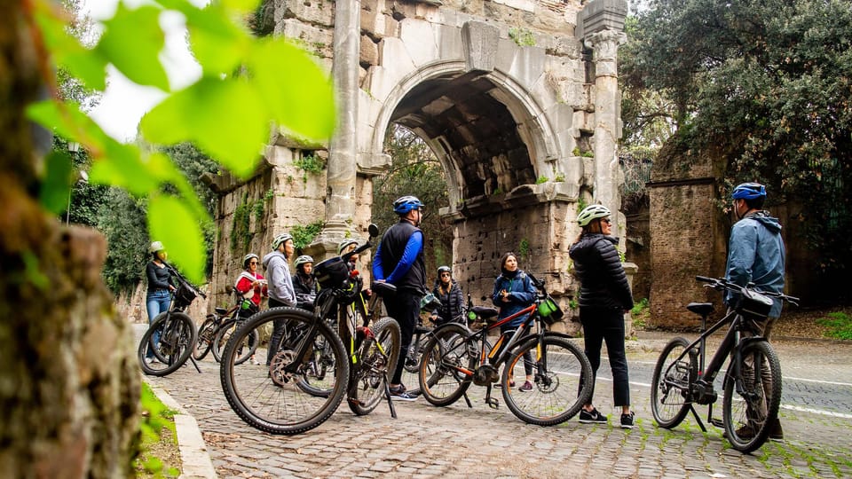 Rome: Appian Way Aqueducts Bike Tour (UPG Catacombs & Lunch) - Aqueduct park antiquities: Villa dei Quintili, Tomb of Cecilia Metella, Circus of Maxentius, Baths of Caracalla