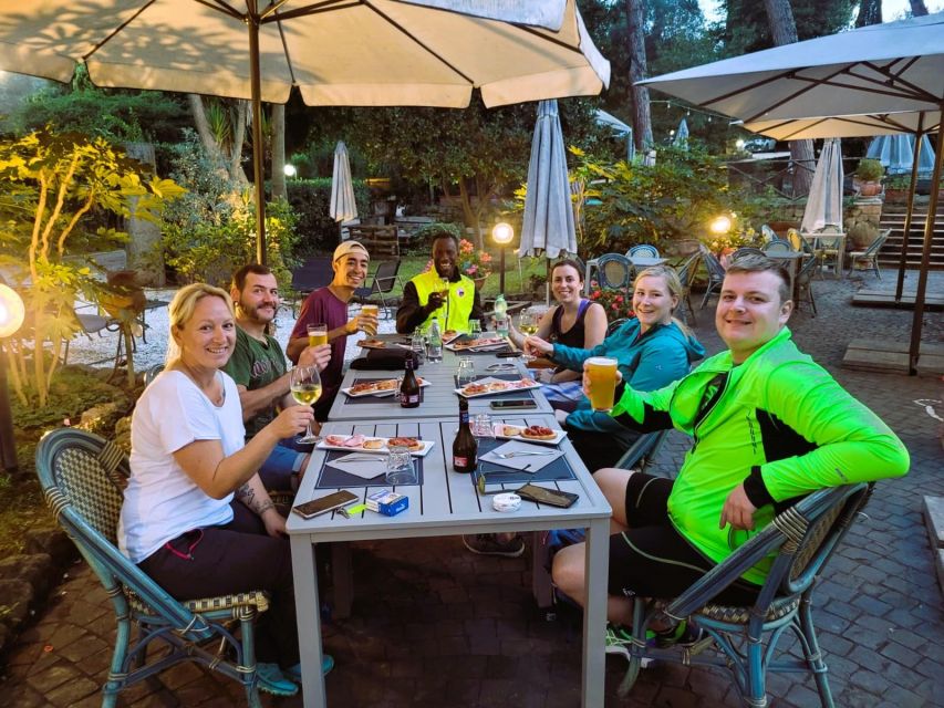 Rome: Appian Way & Catacomb Sunset E-bike Tour with Aperitif - Parco degli Acquedotti at sunset: the moment people talk about