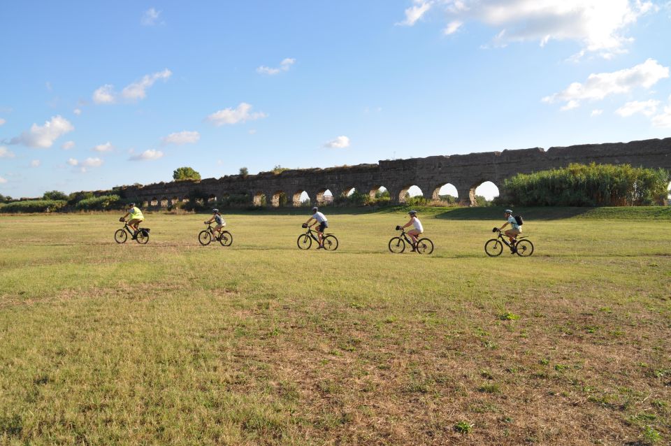 Rome: Appian Way, Catacombs & Roman Aqueducts Top EBike Tour - Parco degli Acquedotti: the aqueduct arches that you can’t stop staring at