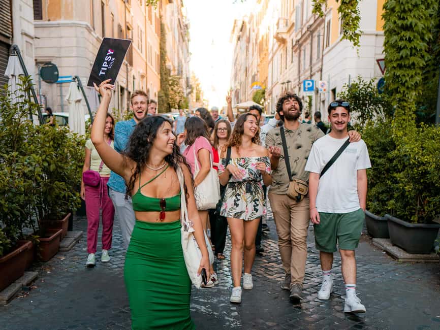 Rome: Bar Crawl with Guide and Drinks Included - Rione Monti Stops: History You Can Hear Between Sips