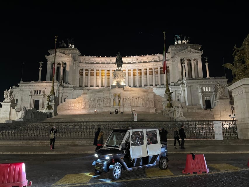 Rome by Night Private Golf Cart Tour - Trevi Fountain: Big Night Photographs Without the Same Day Pressure
