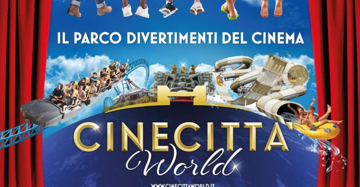 Rome: Cinecittà World the Cinema Theme Park - Arriving and entering: exchanging your voucher and picking up your bearings
