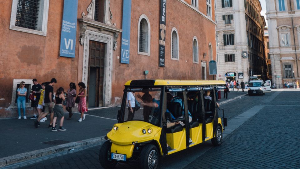 Rome: City Highlights Golf Cart Tour with Local Guide - Colosseum area: iconic views with stories you’ll remember