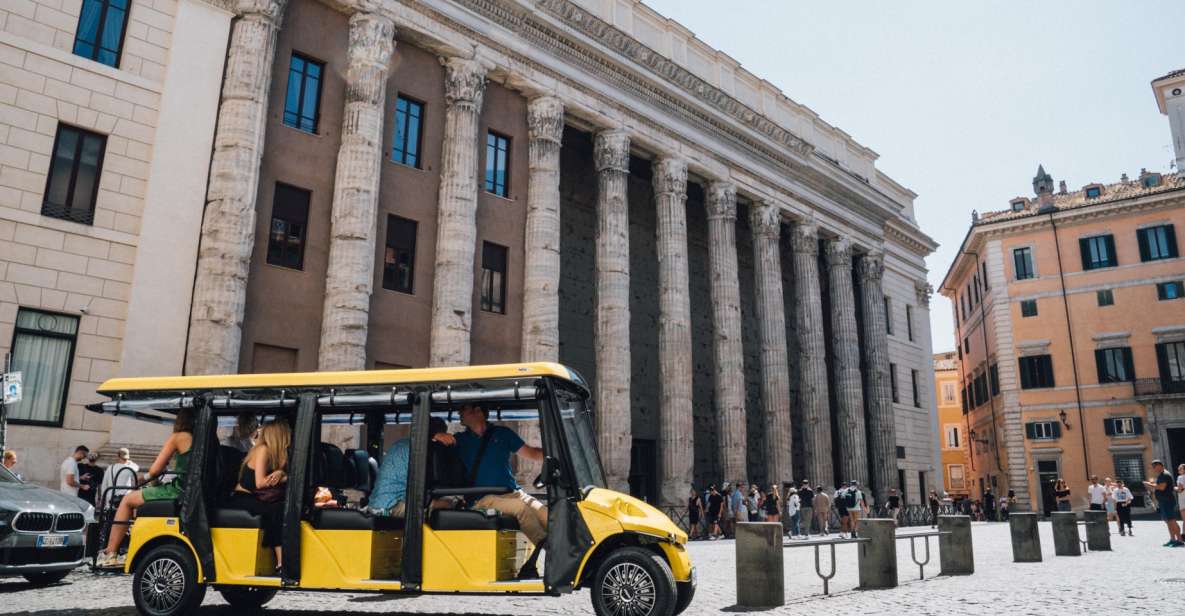 Rome: City Highlights Golf Cart Tour with Local Guide - Circus Maximus, Theatre of Marcellus, and Largo Argentina