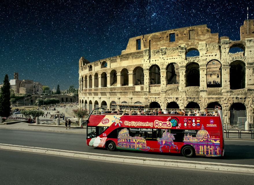 Rome: City Highlights Open-Top Bus Night Tour - If Your Top Priority Is Colosseum Photos