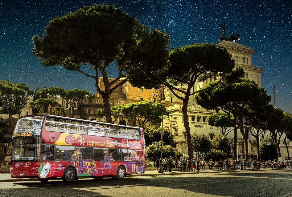 Rome: City Highlights Open-Top Bus Night Tour - The Route: From Santa Maria Maggiore to the Colosseum Lights