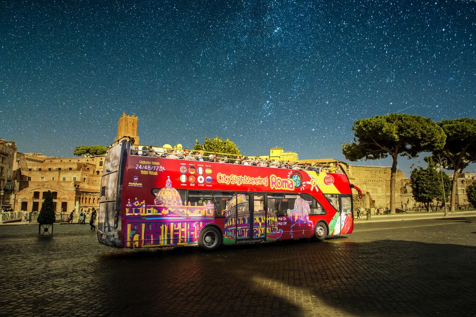Rome: City Highlights Open-Top Bus Night Tour - Onboard WiFi and the Photo-Share Advantage
