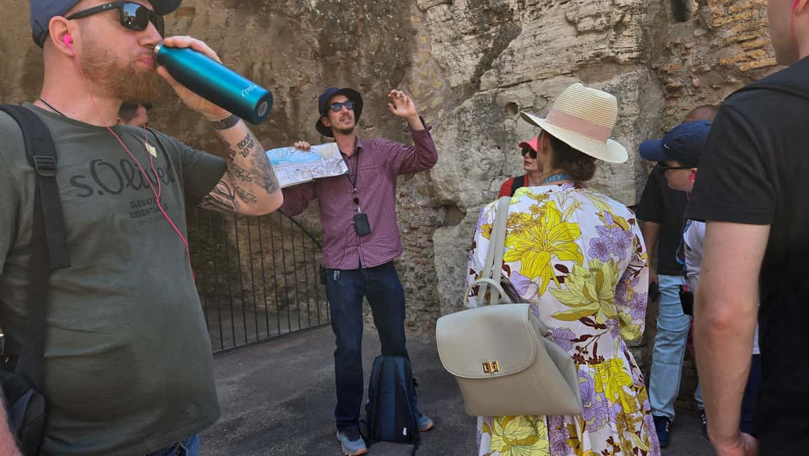 Rome: Colosseum and Ancient Rome Guided Walking Tour - Meeting point logistics: security, walking pace, and order changes