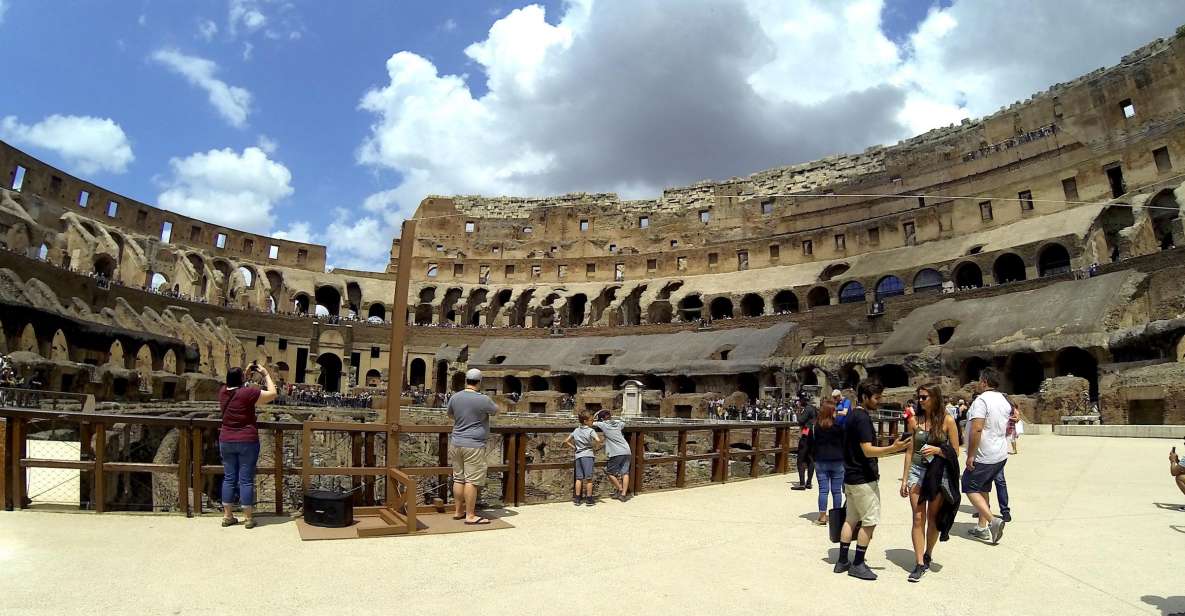 Rome: Colosseum Arena Guided Tour with Roman Forum Option - The 1-hour Colosseum Arena Tour: how it plays out