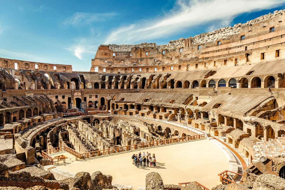Rome: Colosseum Entry, Palatine Hill, Forum, with Audioguide - Inside the Colosseum with a digital audioguide app