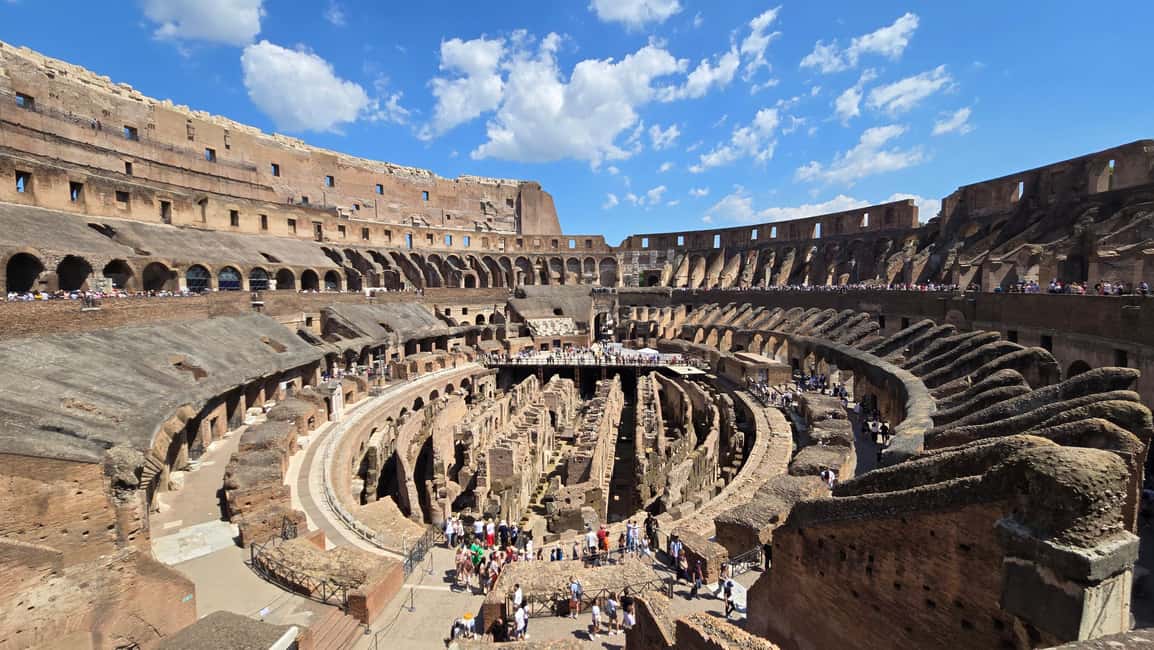Rome: Colosseum Express Tour and Roman Forum Access - Colosseum Guided Hour: Gladiators, Daily Life, and the Main Levels