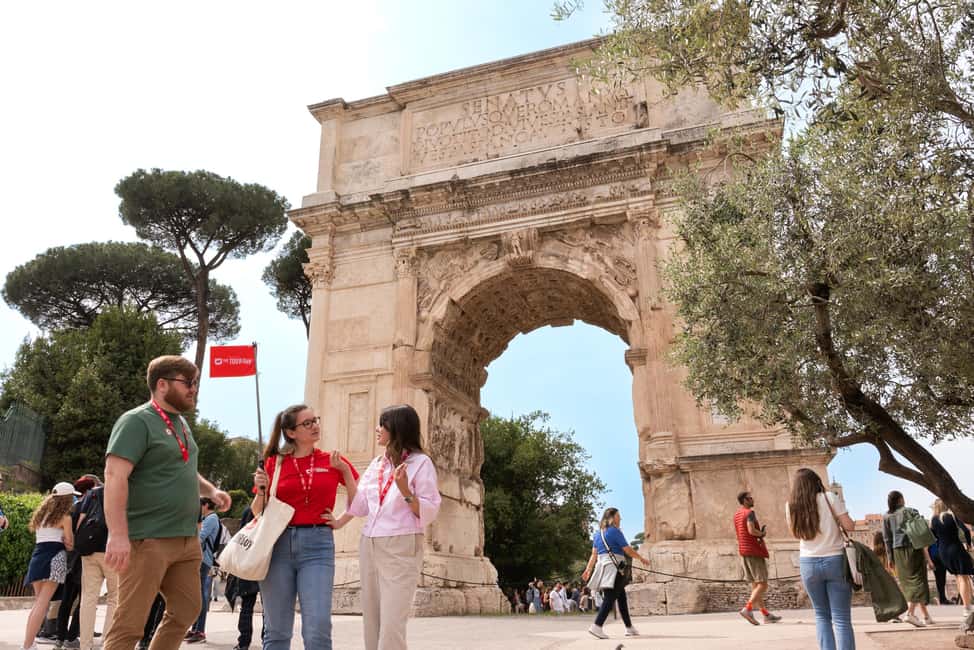 Rome: Colosseum, Forum, and Palatine Tour - Arch Stops That Only Take Minutes, But Teach You How to Look
