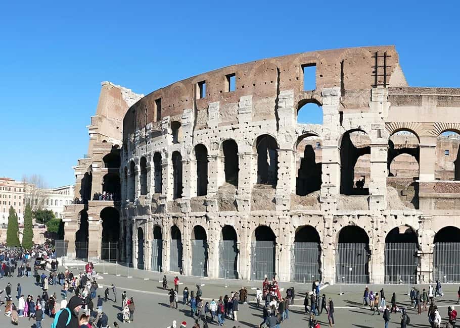 Rome: Colosseum, Forum, & Palatine Hill Ticket w/ Audioguide - Where You Start: Via dei Fori Imperiali and the Basilica Meeting Point