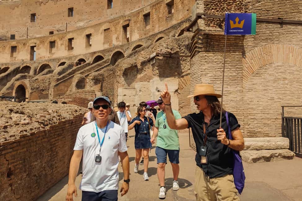 Rome: Colosseum, Palatine Hill, and Forum Guided Experience - The arena walk and gladiator storytelling (fact, not just myth)