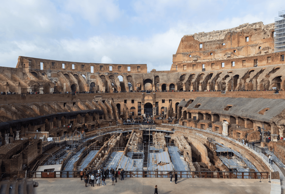 Rome: Colosseum, Roman Forum, & Palatine Hill + Audioguide - What you can actually see: first two levels (and optional arena access)