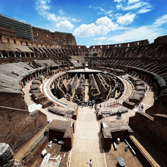 Rome: Colosseum Tour with Underground and Arena Floor Access - Walking the arena floor where gladiators stood