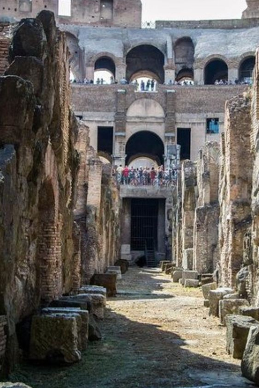 Rome: Colosseum Tour with Underground and Arena Floor Access - Entering The Colosseum via a special skip-the-line route