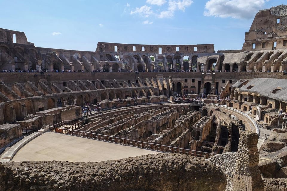 Rome: Colosseum with Access to Arena Floor and Ancient Rome - Security and timing: what can slow you down