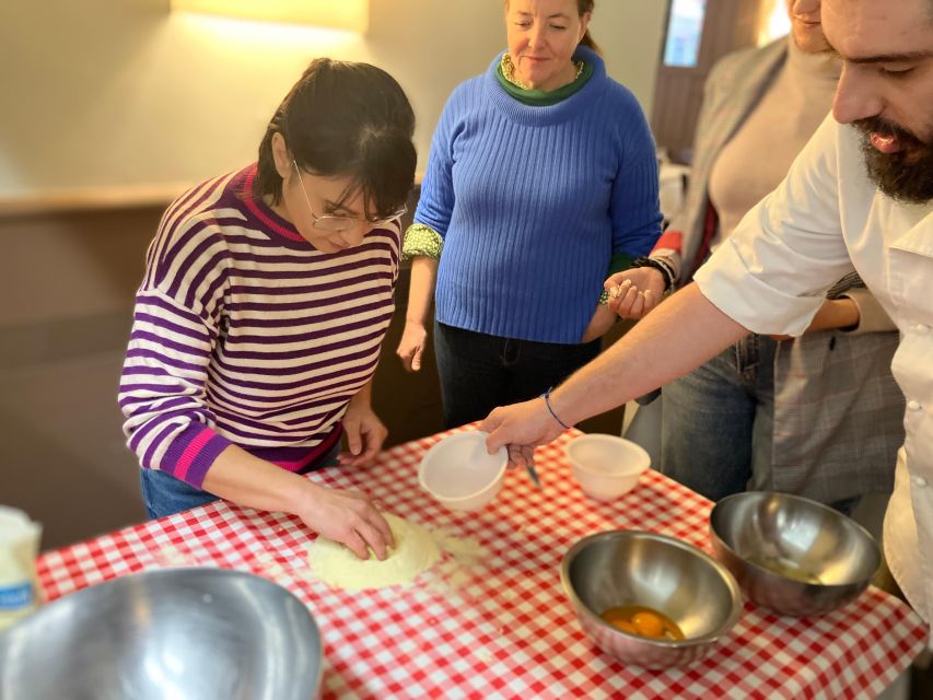 Rome Cooking Class: Handmade Tonnarelli Pasta & Tiramisu - Your meal, wine, and the best part: eating together