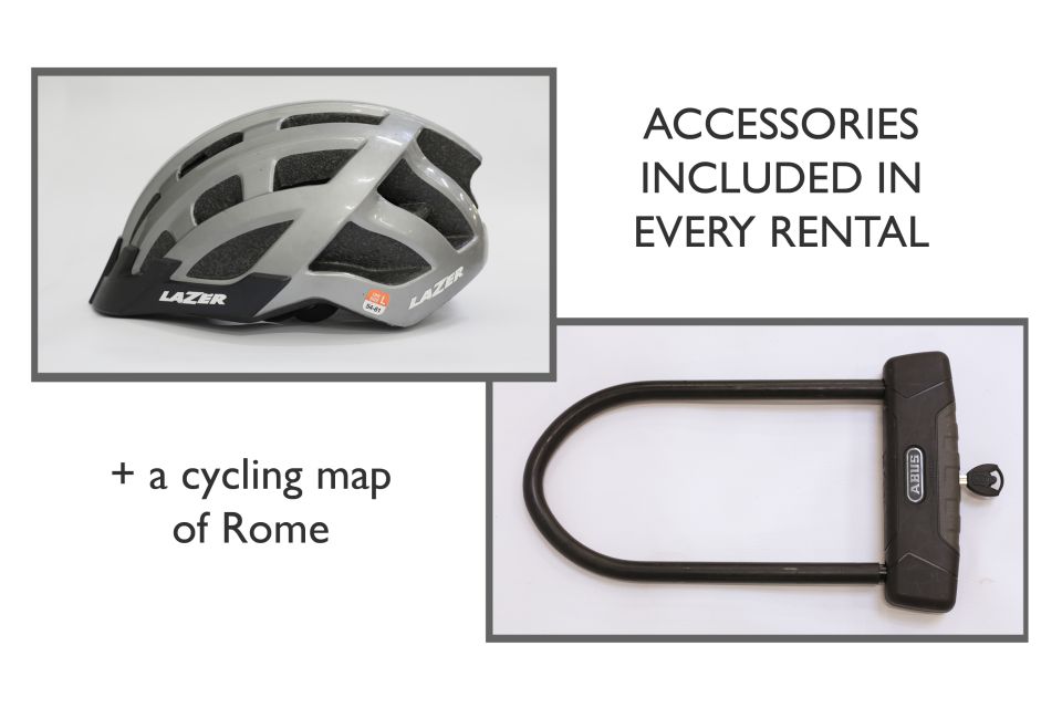 Rome: E-Bike Rental with Helmet and U-Lock - Key Highlights You’ll Care About