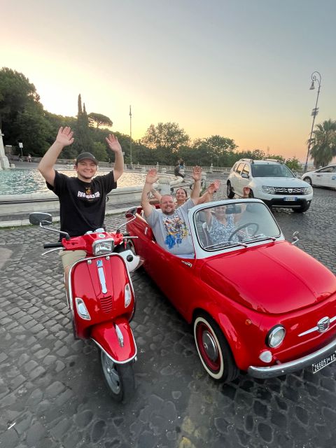 Rome: Evening Fiat 500 and Vespa Prosecco Tour - Cost and Value: Is $146.14 Worth It for Two Hours?