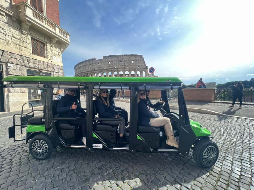 Rome: Golf Cart Tour with Artisanal Gelato Tasting - Arch of Constantine and Theatre of Marcellus: Small Stops, Big Visual Payoff