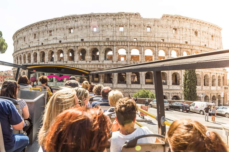 Rome: Hop-on Hop-off Sightseeing Bus Tour with Audioguide - Key highlights at a glance