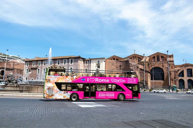 Rome: Hop-on Hop-off Sightseeing Bus Tour with Audioguide - Stop 5: Piazza Venezia and Foro Romano (Roman Forum Area)