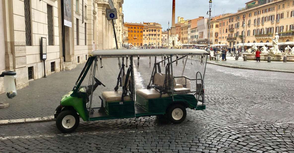 Rome: Imperial City Tour by Golf Cart with Optional Transfer - Trevi and Piazza Navona: The Baroque Stops You Actually Remember