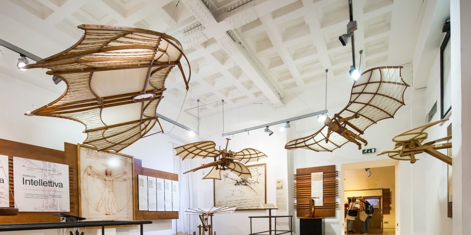 Rome: Leonardo da Vinci Exhibition Entrance Ticket - The four study zones: Water, Air, Fire, Earth
