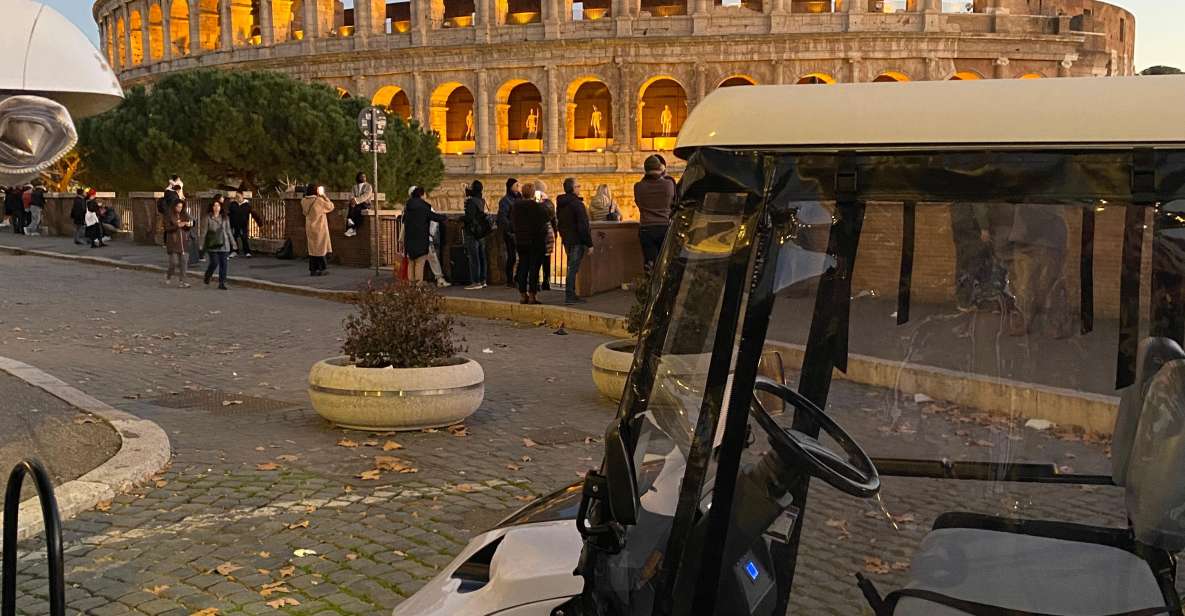 Rome: Night Tour by Golf Cart with Italian Dinner and Gelato - What you see: famous landmarks plus the right kind of context