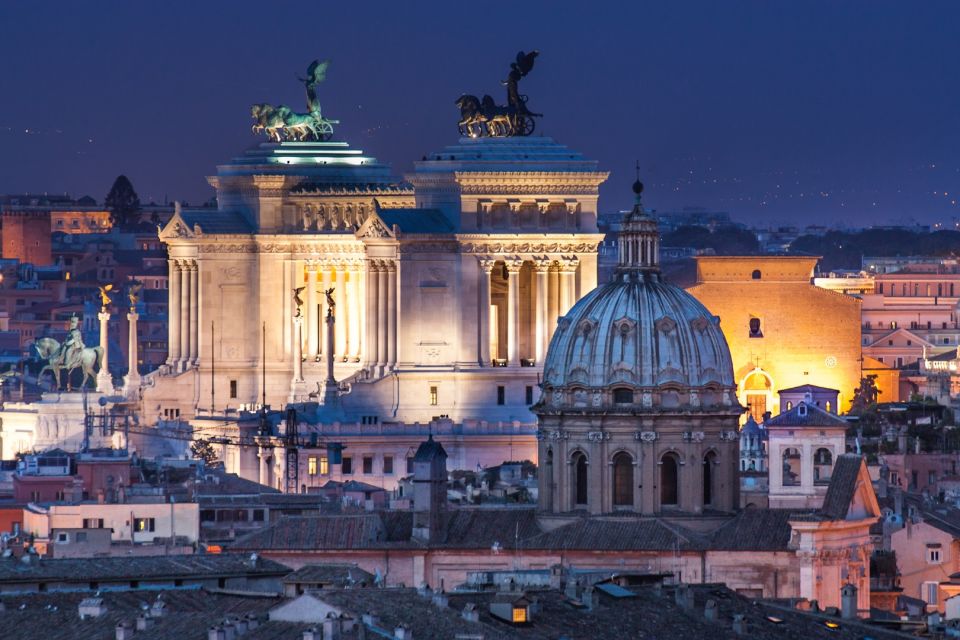 Rome: Nighttime Private Sightseeing Tour - The Colosseum Floodlit: The Nighttime Landmark Everyone Wants