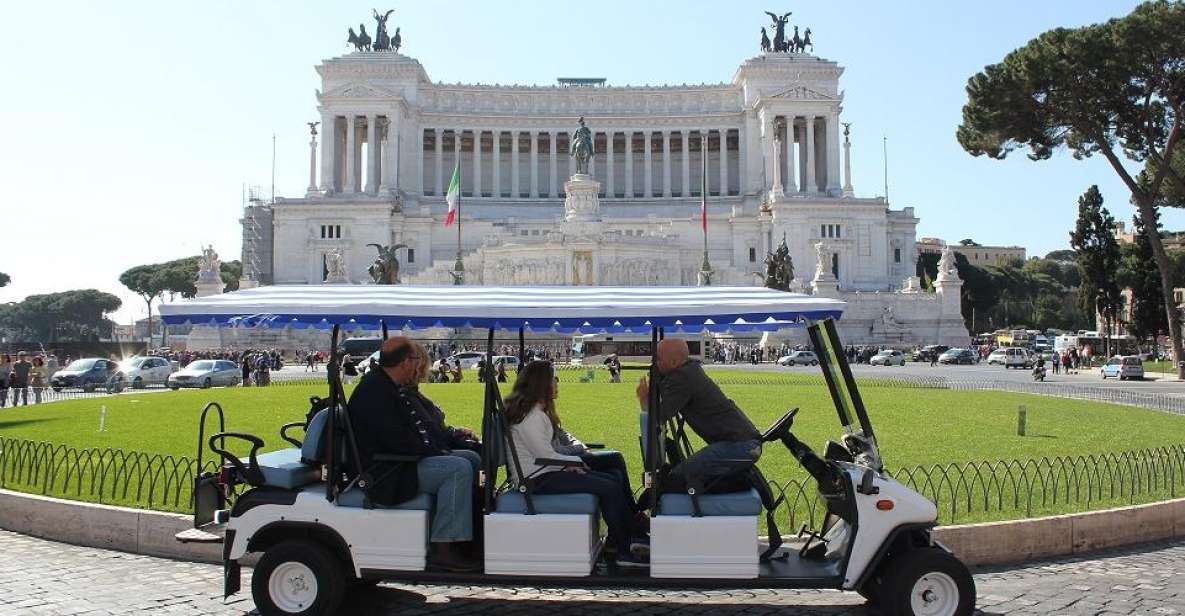 Rome: Private Guided City Highlights Tour by Golf Cart - The Route Begins at Piazza del Popolo and Sets the Tone