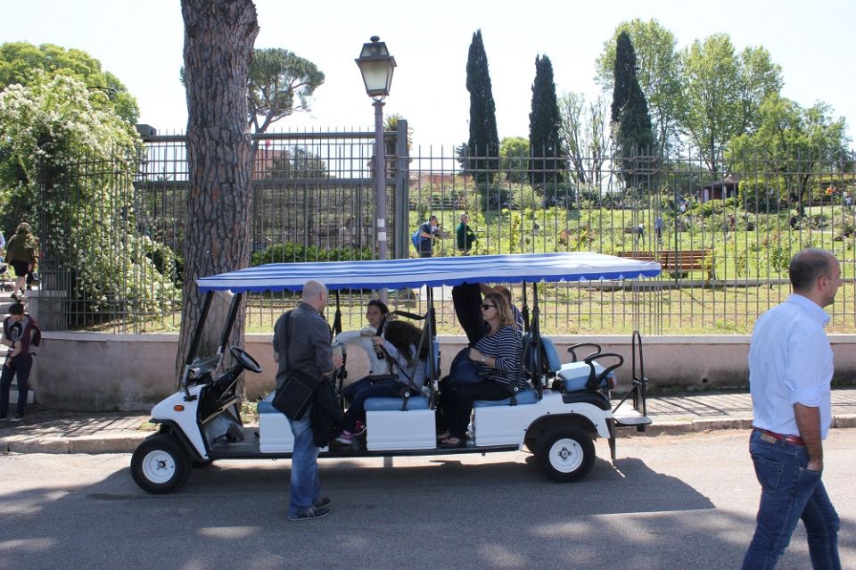 Rome: Private Guided City Highlights Tour by Golf Cart - Celio Hill: Villa Celimontana and Two Ancient Basilicas