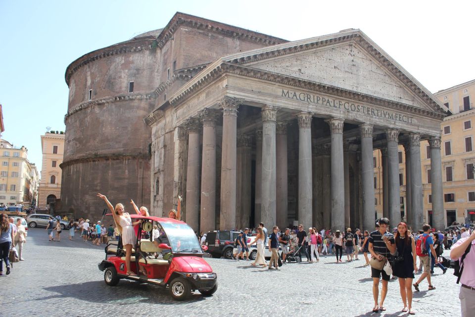 Rome: Private Guided City Highlights Tour by Golf Cart - Cart Comfort, Safety, and the One Weather Watch-Out