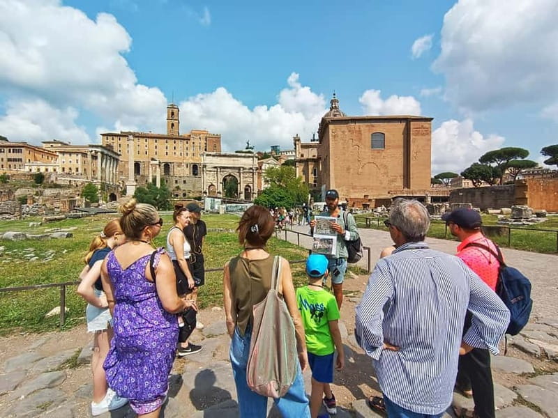 Rome: Roman Forum Myths and Legends Private Guided Tour - How the guide tells it: visual aids, humor, and real interaction