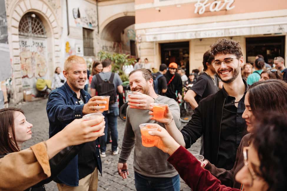 Rome: Trastevere Food, Wine & Spritz Evening Tour - Key beats you’ll feel the moment you meet your guide