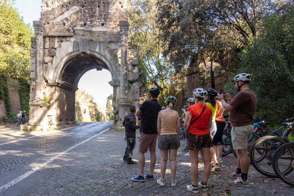 Rome:Appian Way E-bike Tour with Catacombs, Aqueducts & Food - Lunch or aperitivo: a real break, not a box-check