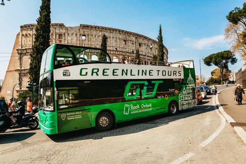 Rome:Hop-On Hop-Off Panoramic Open Bus Ticket 3 Circuits x 1 - Where You’ll Board: Piazza dei Cinquecento, Terminal 1/A